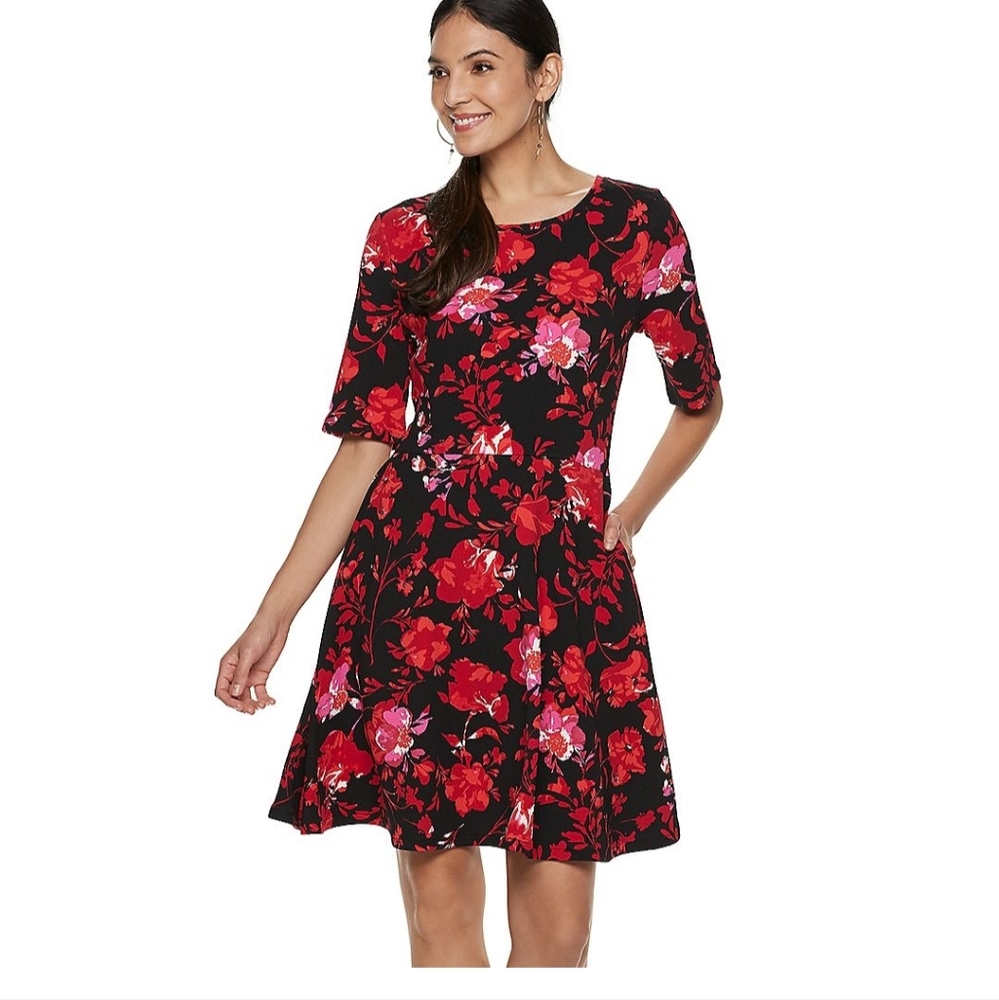Womens Apt. 9 Fit & Flare Dress